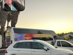 06.05. nach 27 Stunden (inkl. Buspanne) endlich wieder in Windhoek!